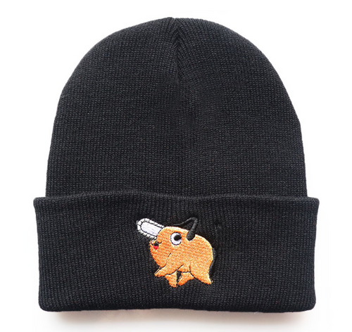 Devil Hunters Pochita Embroidered Beanie