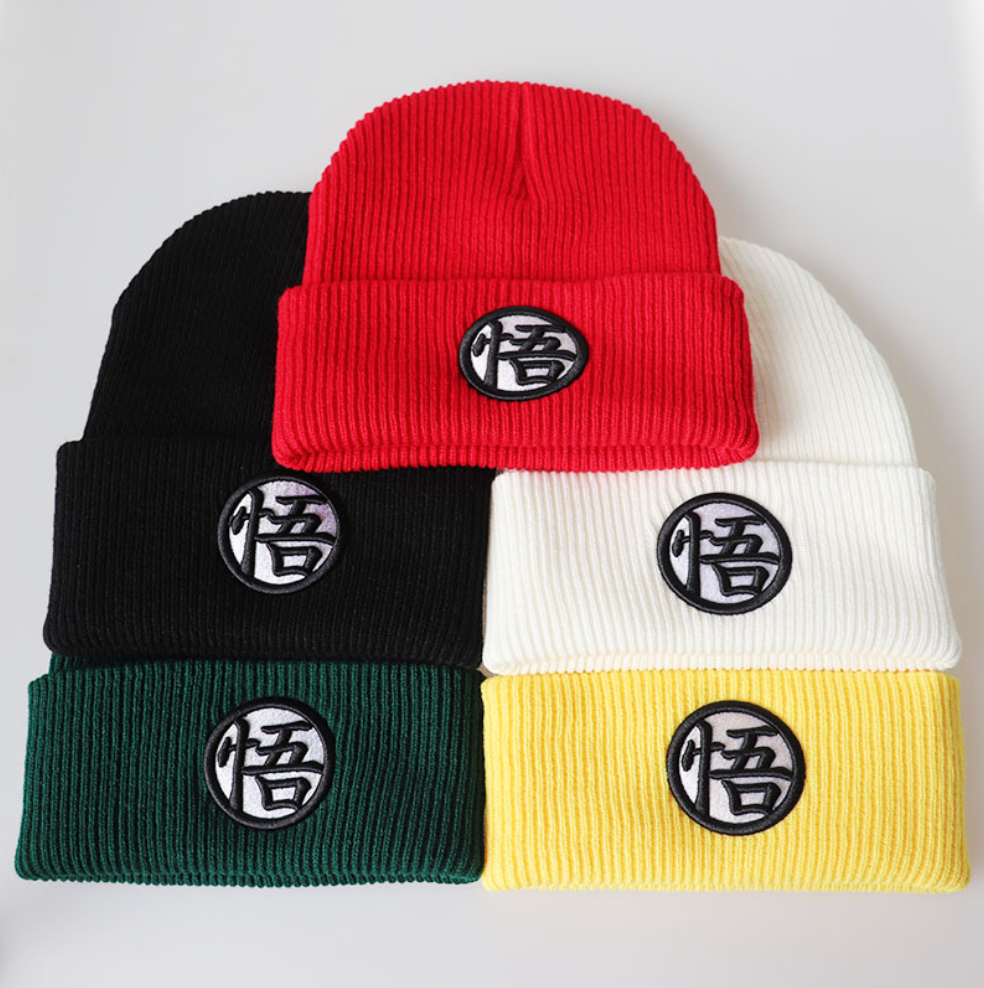 Saiyan Legacy Warrior of Kanji 3D Embroidered Beanie