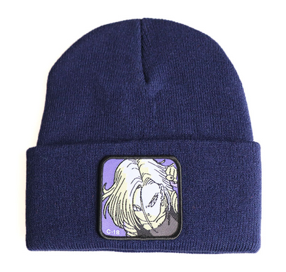 Saiyan Legacy C-18 Patch Embroidered Beanie