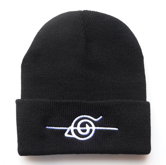 Hidden Leaf Shinobi - Konoha's Rogue Ninja Embroidered Beanie