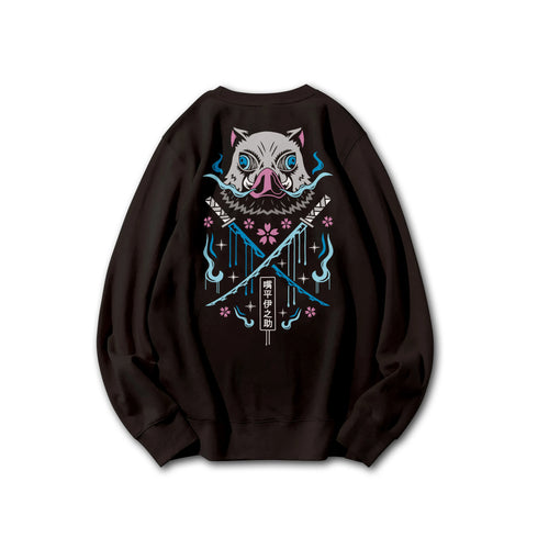 Blade of Demon Hunters Boar Head Fighter V2 Sweatshirt