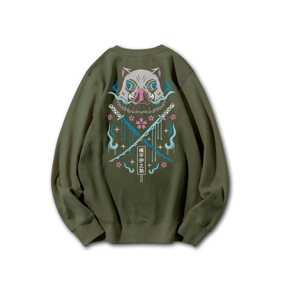 Blade of Demon Hunters Boar Head Fighter V2 Sweatshirt