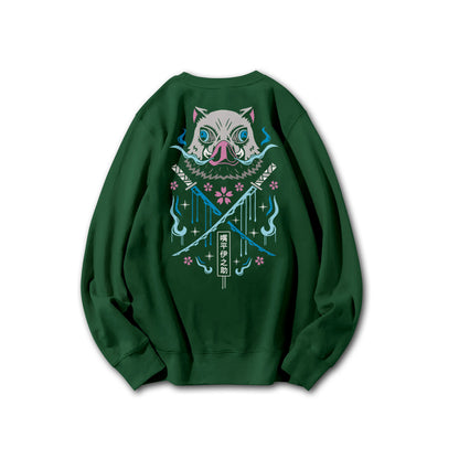 Blade of Demon Hunters Boar Head Fighter V2 Sweatshirt