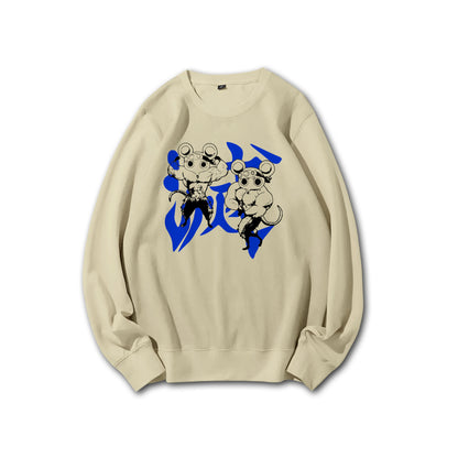 Blade of Demon Hunters Muscle Mice Sweatshirt