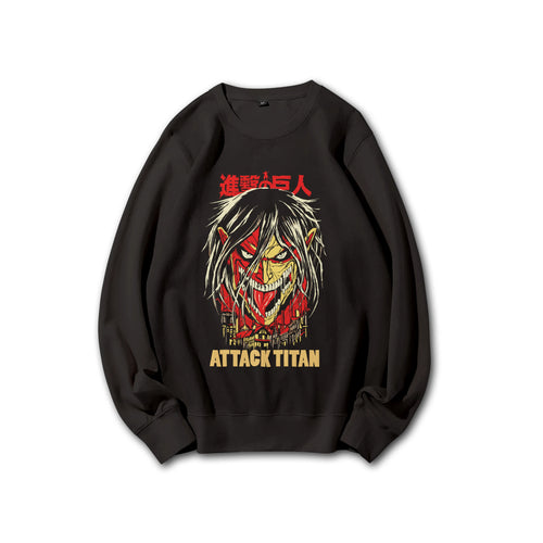 Titan Siege Eren Yeager Attack Titan V2 Sweatshirt
