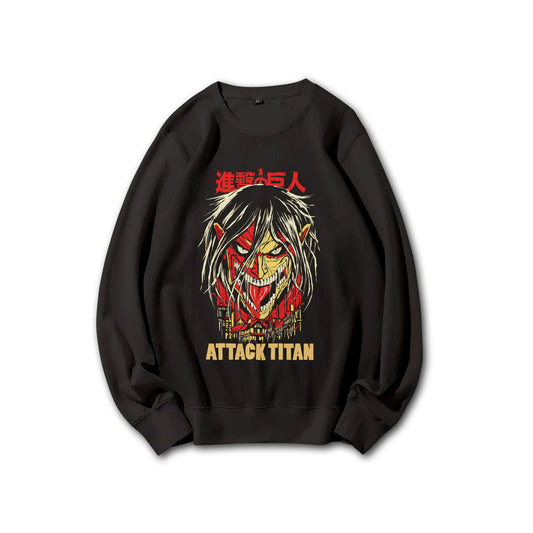 Titan Siege Eren Yeager Attack Titan V2 Sweatshirt