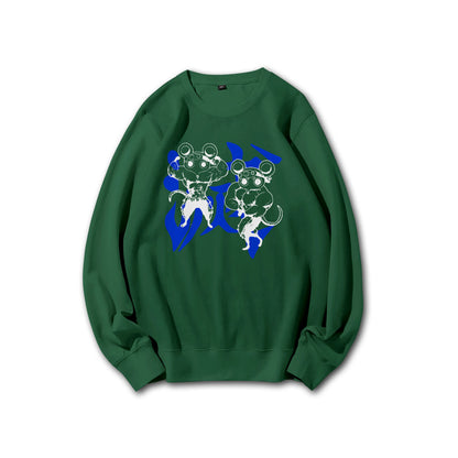 Blade of Demon Hunters Muscle Mice Sweatshirt
