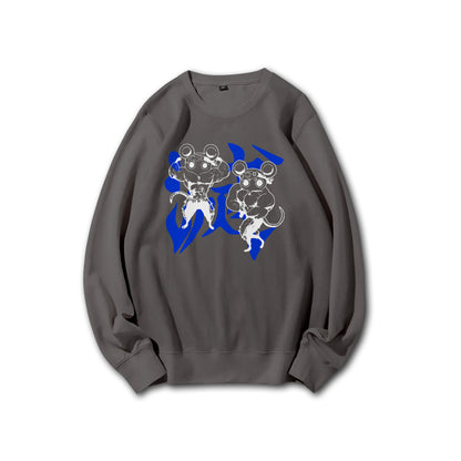 Blade of Demon Hunters Muscle Mice Sweatshirt