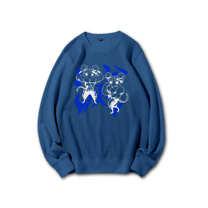 Blade of Demon Hunters Muscle Mice Sweatshirt
