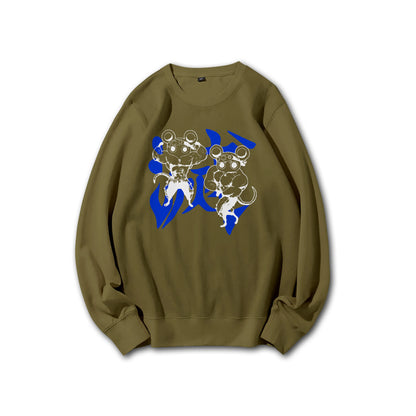 Blade of Demon Hunters Muscle Mice Sweatshirt