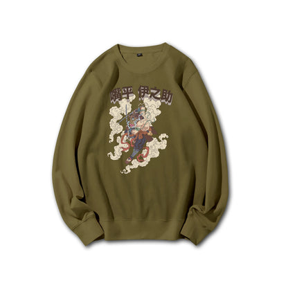 Blade of Demon Hunters Boar Head Fighter Hashibara V2 Sweatshirt