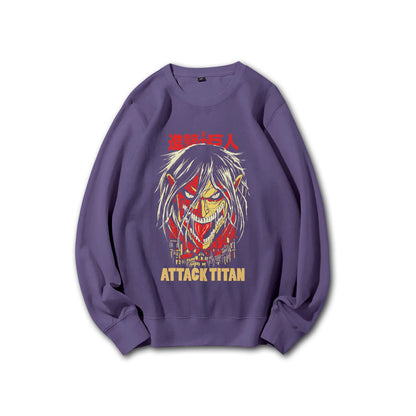 Titan Siege Eren Yeager Attack Titan V2 Sweatshirt