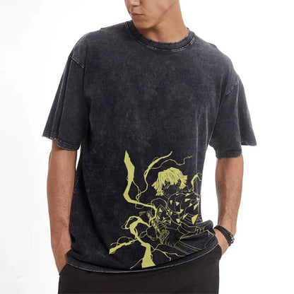 Blade of the Demon Hunters Zenitsu V2 T-Shirt