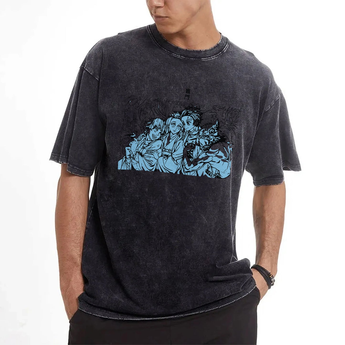Blade of the Demon Hunters Tanjiro's Squad T-Shirt
