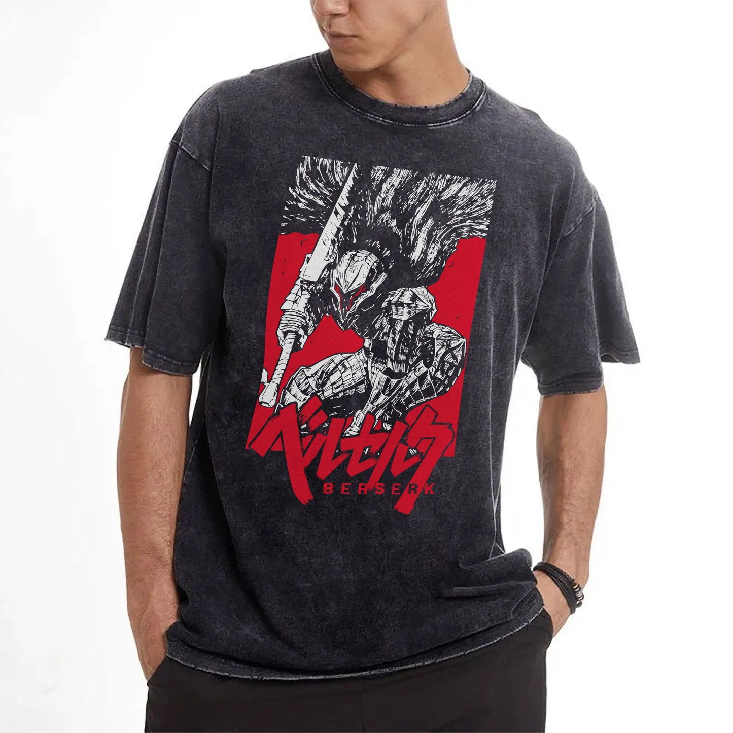 Dark Sword Saga Black Swordsman V7 T-Shirt