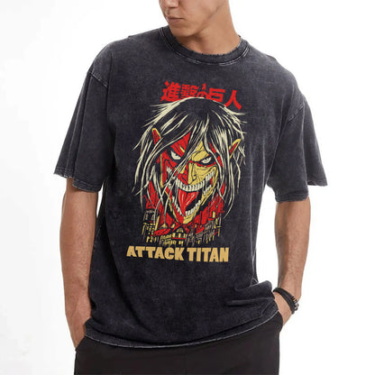 Titan Siege Eren Yeager Attack Titan V2 T-Shirt