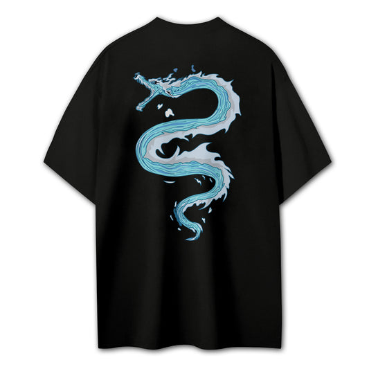 Blade of the Demon Hunters Giyu Tomiyoka Water Dragon T-Shirt