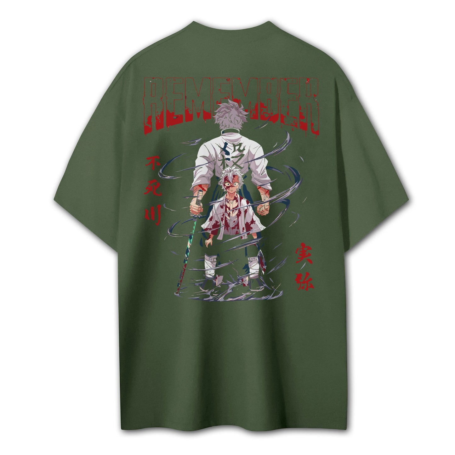 Blade of the Demon Hunters Sanemi Shinazugawa T-Shirt