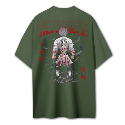 Blade of the Demon Hunters Sanemi Shinazugawa T-Shirt