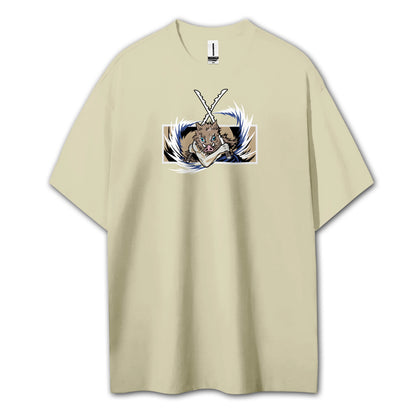 Blade of the Demon Hunters Inosuke Hashibara T-Shirt
