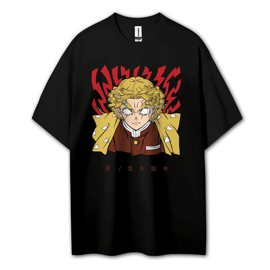 Blade of the Demon Hunters Zenitsu's Rage V2 T-Shirt