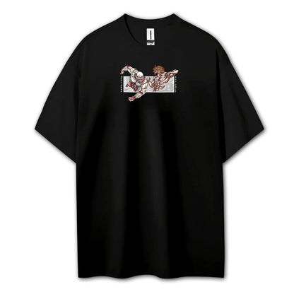 Titan Siege Wall - Titans Fighting T-Shirt
