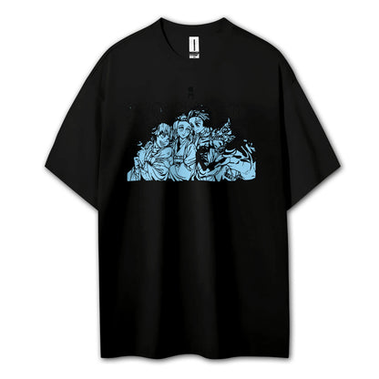 Blade of the Demon Hunters Tanjiro's Squad T-Shirt