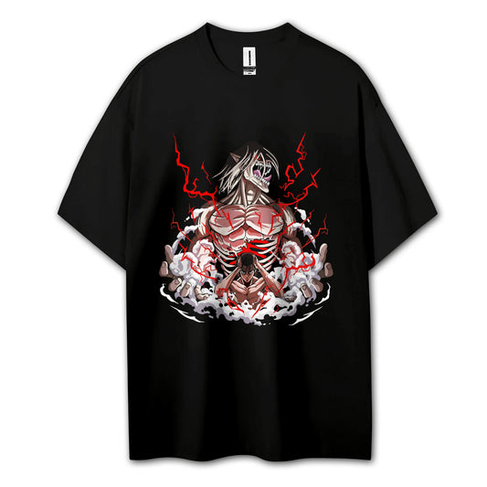 Titan Siege Eren Yeager Attack Titan V3 T-Shirt