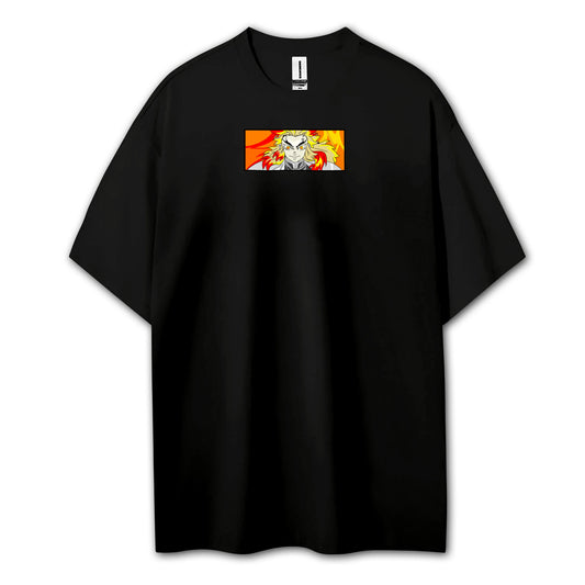 Blade of the Demon Hunters Kyojuro Rengoku Fire Hashira T-Shirt