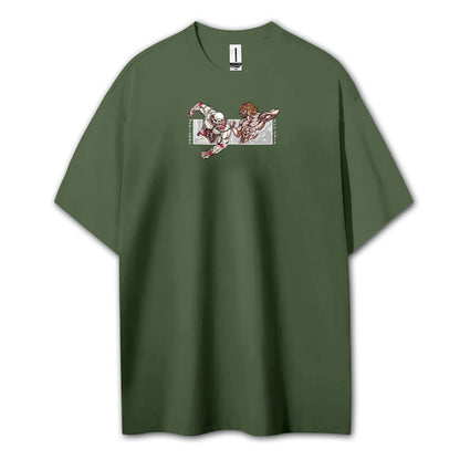 Titan Siege Wall - Titans Fighting T-Shirt