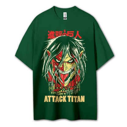 Titan Siege Eren Yeager Attack Titan V2 T-Shirt