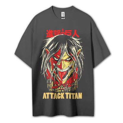 Titan Siege Eren Yeager Attack Titan V2 T-Shirt