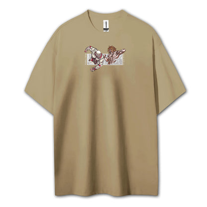 Titan Siege Wall - Titans Fighting T-Shirt