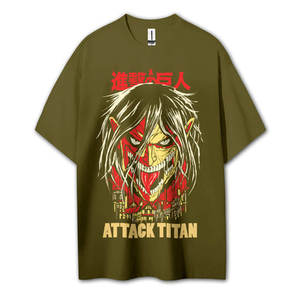 Titan Siege Eren Yeager Attack Titan V2 T-Shirt