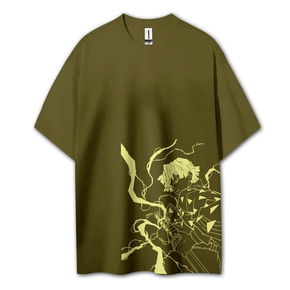 Blade of the Demon Hunters Zenitsu V2 T-Shirt