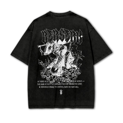 Dark Sword Saga Swordsman V5 Vintage T-Shirt