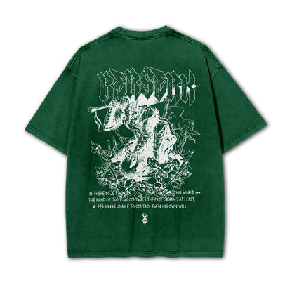 Dark Sword Saga Swordsman V5 Vintage T-Shirt