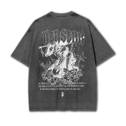 Dark Sword Saga Swordsman V5 Vintage T-Shirt