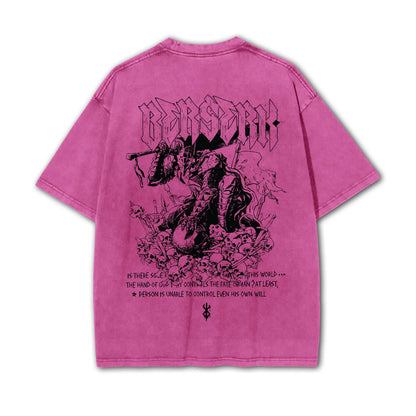 Dark Sword Saga Swordsman V5 Vintage T-Shirt