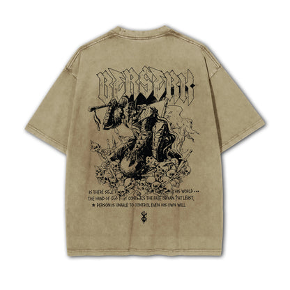 Dark Sword Saga Swordsman V5 Vintage T-Shirt