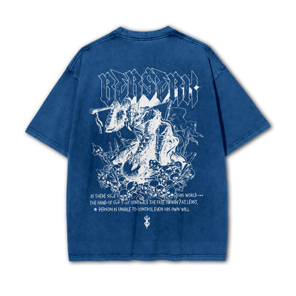Dark Sword Saga Swordsman V5 Vintage T-Shirt