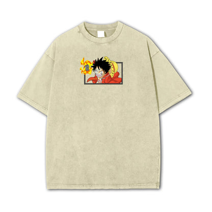 T-shirt One Piece Luffy Fire Punch