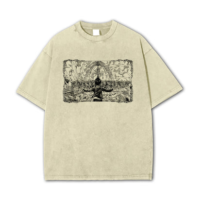 T-shirt L'Attaque des Titans avec le pouvoir d'Eren