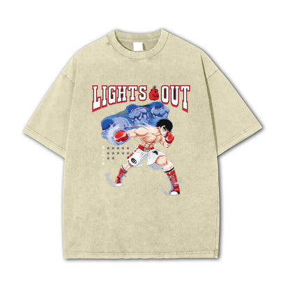 Fighting Spirit Kamogawa Lights Out Vintage T-Shirt