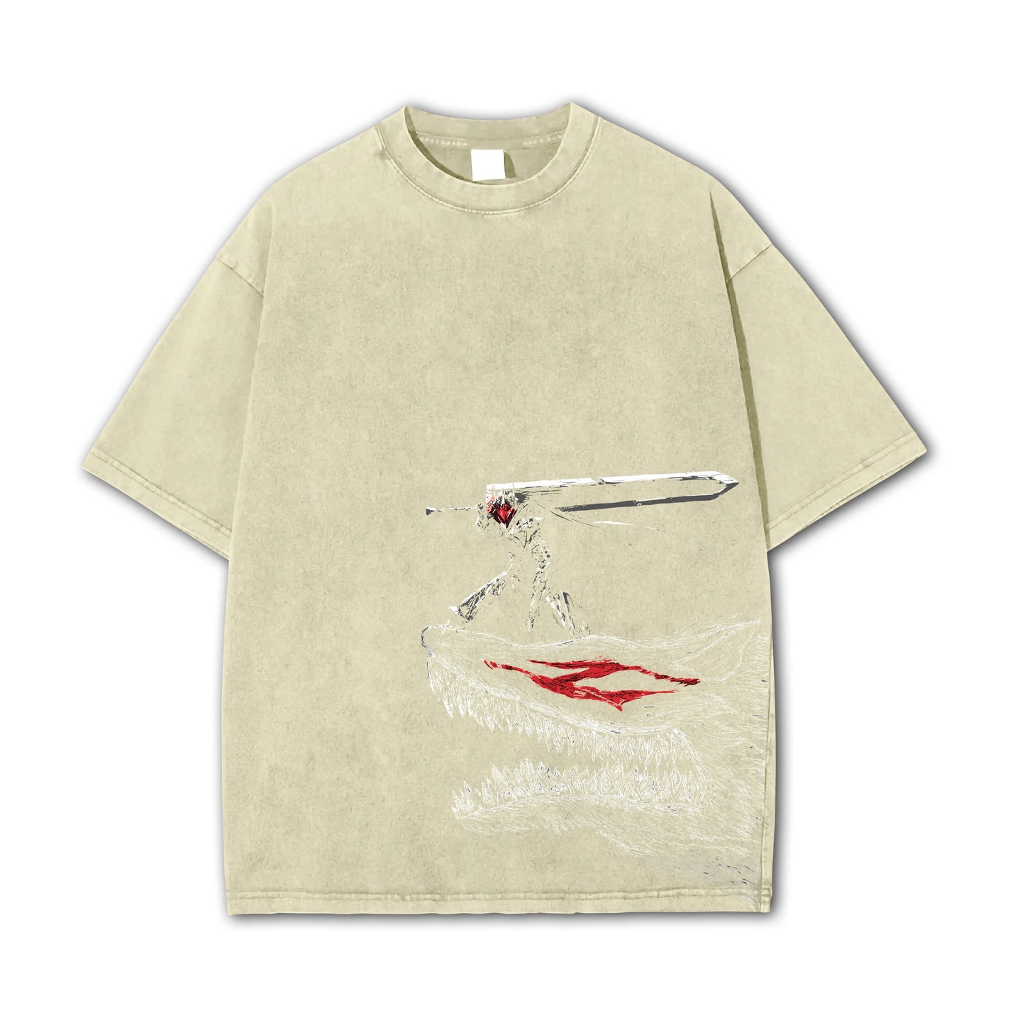 Dark Sword Saga Swordsman V3 Vintage T-Shirt