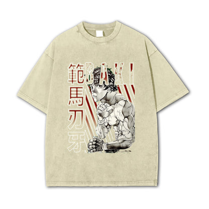 Ultimate Grappler Hanma V15 Vintage T-Shirt