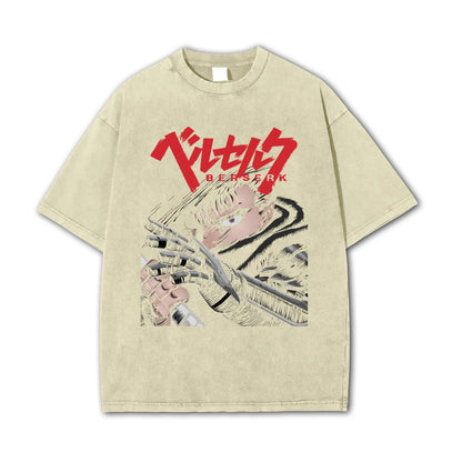 Dark Sword Saga Black Swordsman V3 Vintage T-Shirt