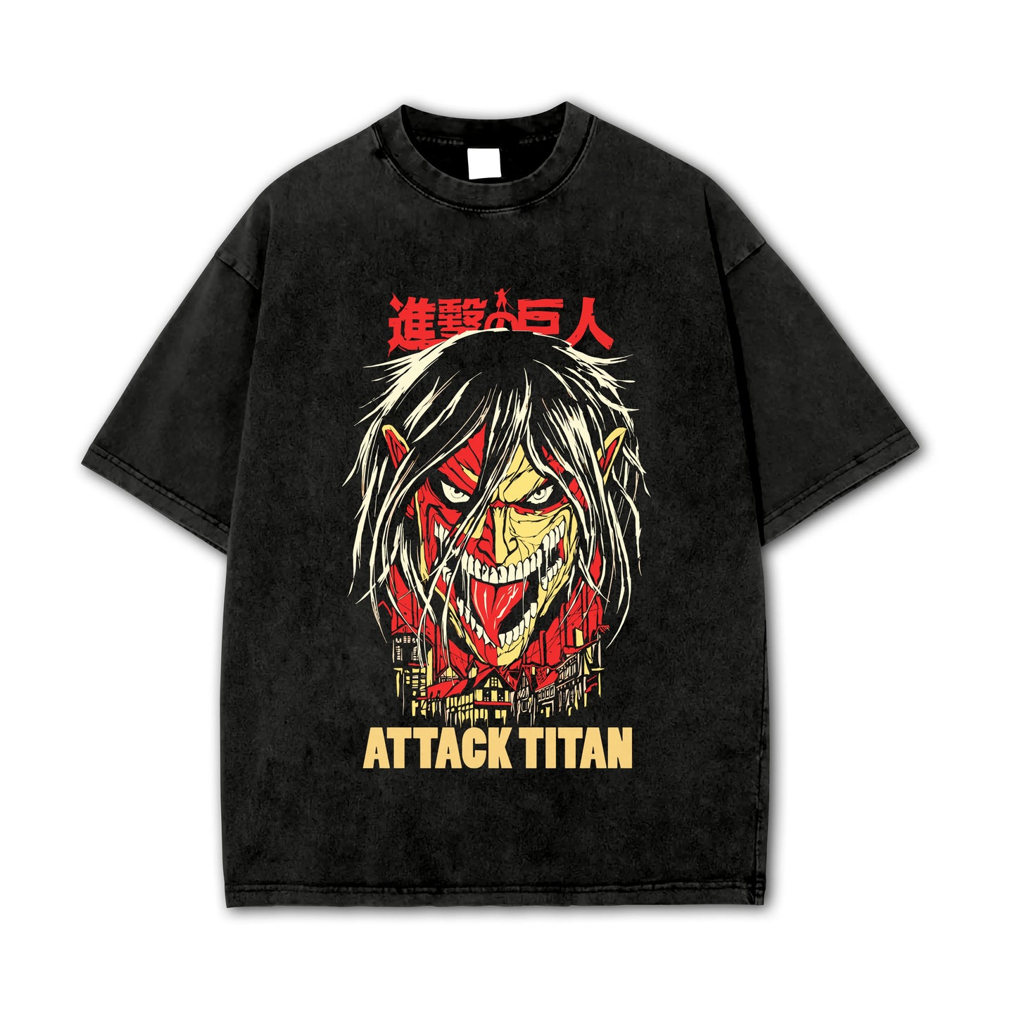 T-shirt Attaque des Titans Eren Yeager Attack Titan V2