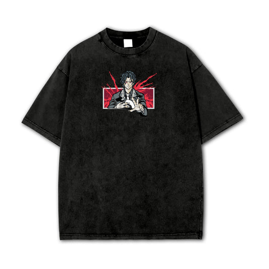 Blade of Demon Hunters Demon Unlucky King Vintage T-Shirt