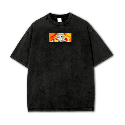 Blade of Demon Hunters Flame Hashira Fire Hashira Vintage T-Shirt